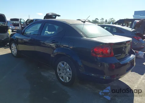 2013 Dodge Avenger Se z USA, uszkodzony, nr VIN 1C3CDZABXDN506213